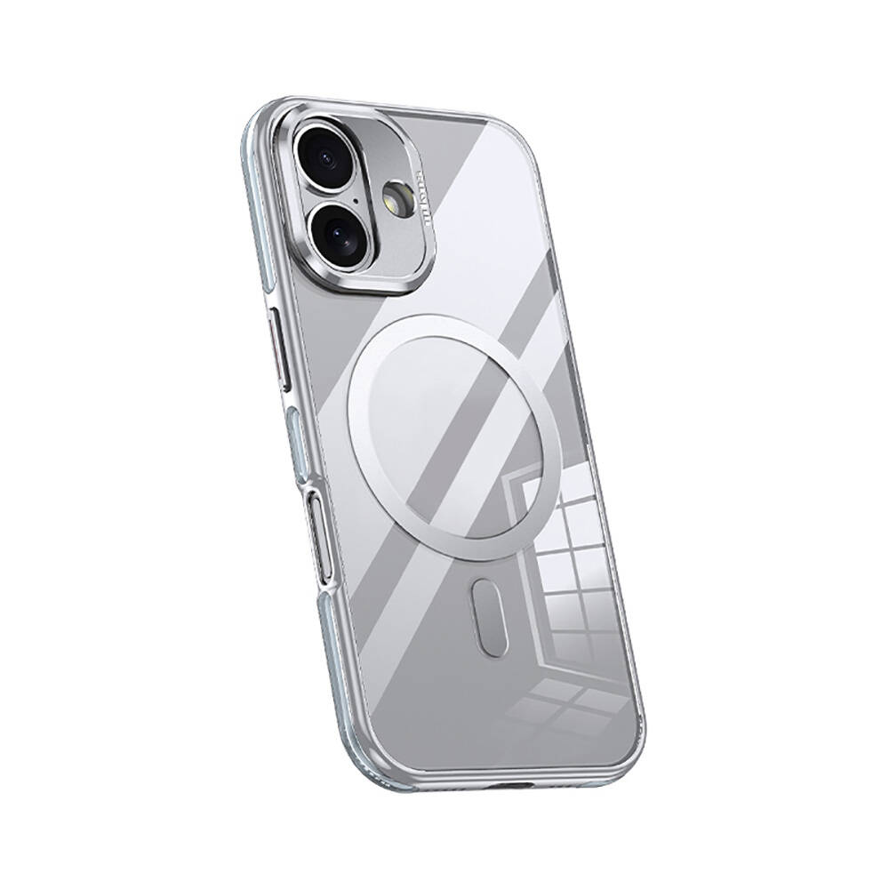 Apple iPhone 16 Plus Uyumlu Kılıf Magsafe Şarj Özellikli Wlons Standlı Efsane Kapak - 12