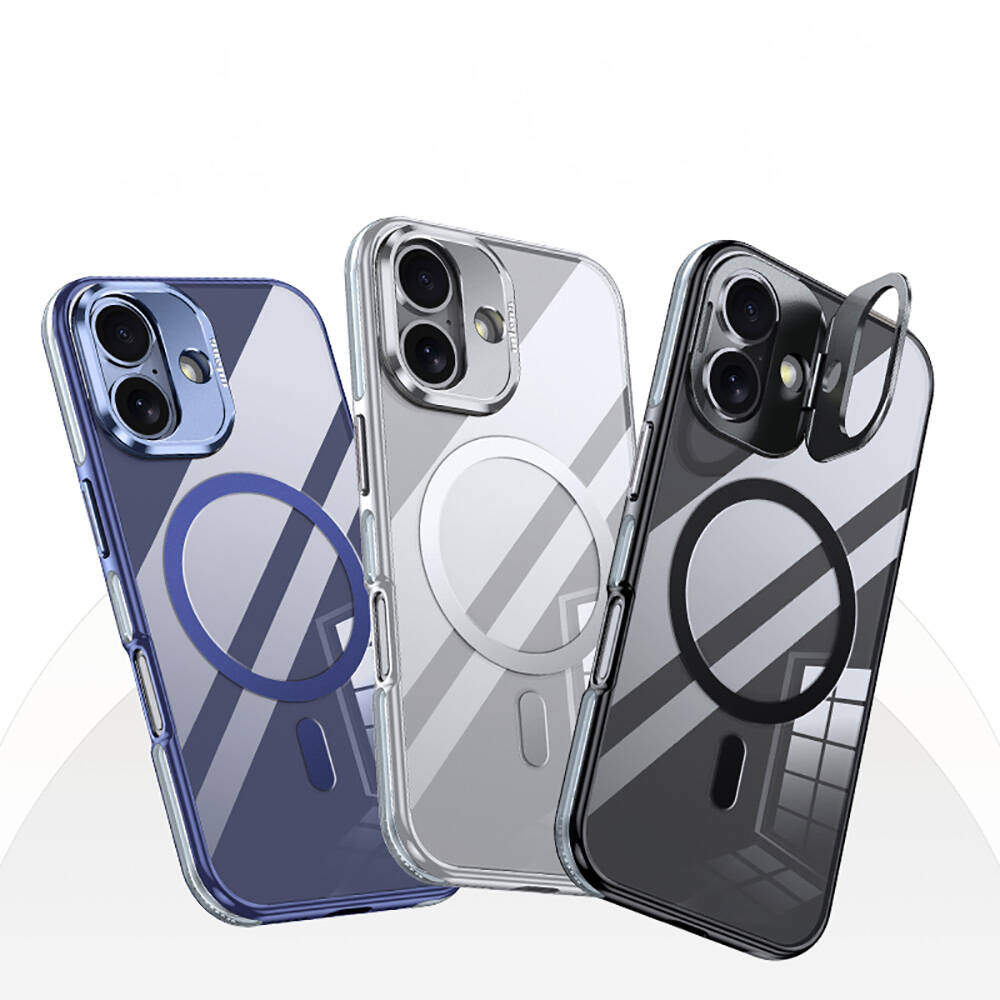 Apple iPhone 16 Uyumlu Kılıf Magsafe Şarj Özellikli Wlons Standlı Efsane Kapak - 1