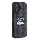 Apple iPhone 16 Uyumlu Kılıf Lacoste Orjinal Lisanslı Magsafe Şarj Özellikli Mono Vintage Logo Kapak - 1