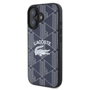 Apple iPhone 16 Uyumlu Kılıf Lacoste Orjinal Lisanslı Magsafe Şarj Özellikli Mono Vintage Logo Kapak - 8