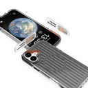 Apple iPhone 16 Uyumlu Kılıf Magsafe Şarj Özellikli Oyuklu Tasarım Mutural Bumpy Clear Kapak - 3