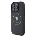 Apple iPhone 16 Pro Max Uyumlu Kılıf U.S. Polo Assn. Orjinal Lisanslı Magsafe Şarj Özellikli Circle ve Double Horse Logolu Deri Kapak - 1