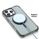 Apple iPhone 16 Pro Max Uyumlu Kılıf Magsafe Şarj Özellikli Taşlı ve Simli Tasarım Mutural Blink Kapak - 1