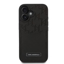 Apple iPhone 16 Uyumlu Kılıf Karl Lagerfeld Orjinal Lisanslı Kartlıklı Cardslot Monogram Kapak - 2