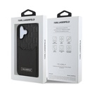 Apple iPhone 16 Uyumlu Kılıf Karl Lagerfeld Orjinal Lisanslı Kartlıklı Cardslot Monogram Kapak - 7