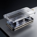 Apple iPhone 13 Pro Max Uyumlu Wiwu Wi-SQ009 Easy Install iPrivacy 360° Anti-Peep Oleofobik Temperli Cam Ekran Koruyucu + Kolay Uygulama Aparatlı - 13