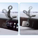 Wiwu Wi-CH053 Mago Serisi Magnetik Magsafe Uyumlu Bükülebilen Eğimi ve Düz Zemin Araç Telefon Tutacağı - 3