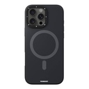 Apple iPhone 16 Pro Max Uyumlu Kılıf Magsafe Şarj Özellikli Kamera Standlı Silikon Youngkit Bitty Cream Kapak - 3