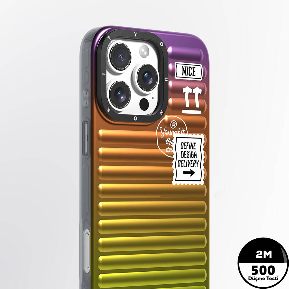 Apple iPhone 16 Pro Max Uyumlu Kılıf YoungKit The Secret Color Serisi Kapak - 1