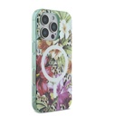 Apple iPhone 16 Pro Max Uyumlu Kılıf Guess Orjinal Lisanslı Magsafe Şarj Özellikli IML Baskılı Jungle Ring Kapak - 3