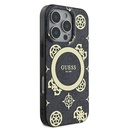 Apple iPhone 16 Pro Max Uyumlu Kılıf Guess Orjinal Lisanslı Magsafe Şarj Özellikli IML Peony ve 4G Desenli Klasik Logolu Kapak - 11