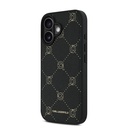 Apple iPhone 16 Uyumlu Kılıf Karl Lagerfeld Orjinal Lisanslı Magsafe Şarj Özellikli PU Deri Karl Heads Desenli Klasik Logolu Kapak - 1