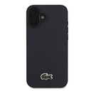 Apple iPhone 16 Uyumlu Kılıf Lacoste Orjinal Lisanslı PU Pike Desenli Arka Yüzey İkonik Timsah Dokuma Logolu Kapak - 2