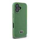 Apple iPhone 16 Uyumlu Kılıf Lacoste Orjinal Lisanslı PU Pike Desenli Arka Yüzey İkonik Timsah Dokuma Logolu Kapak - 10