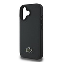 Apple iPhone 16 Uyumlu Kılıf Lacoste Orjinal Lisanslı PU Pike Desenli Arka Yüzey İkonik Timsah Dokuma Logolu Kapak - 28