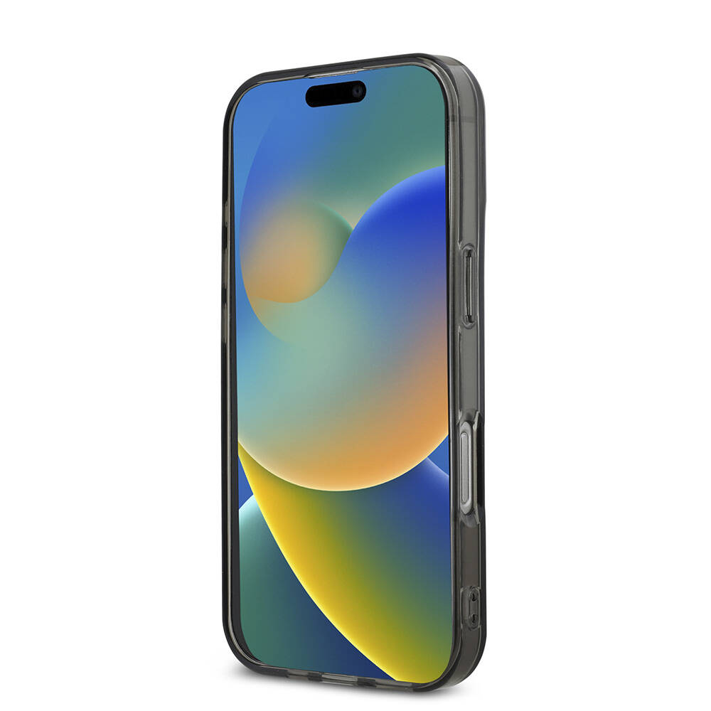 Apple iPhone 16 Pro Uyumlu Kılıf AMG Orjinal Lisanslı Magsafe Şarj Özellikli IML Baskı Logolu Çift Katmanlı Bow Lines Kapak - 12
