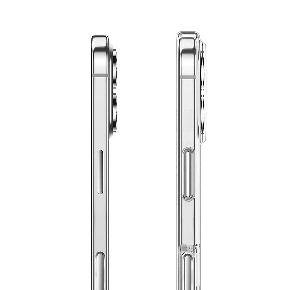 Apple iPhone 16 Plus Uyumlu Kılıf Magsafe Şarj Özellikli Transparan Sert PC Wlons Pita Kapak - 1