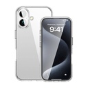 Apple iPhone 16 Plus Uyumlu Kılıf Magsafe Şarj Özellikli Transparan Sert PC Wlons Pita Kapak - 2