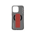 Apple iPhone 16 Pro Max Uyumlu Kılıf Magsafe Şarj Özellikli Teknoloji Desenli Standlı Skinarma Axon Kapak - 4