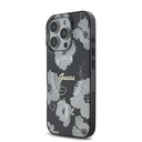 Apple iPhone 16 Pro Uyumlu Kılıf Guess Orjinal Lisanslı Magsafe Şarj Özellikli Flower Tone On Tone Ring Kapak - 9