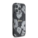 Apple iPhone 16 Pro Uyumlu Kılıf Guess Orjinal Lisanslı Magsafe Şarj Özellikli Flower Tone On Tone Ring Kapak - 11