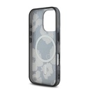Apple iPhone 16 Pro Uyumlu Kılıf Guess Orjinal Lisanslı Magsafe Şarj Özellikli Flower Tone On Tone Ring Kapak - 14