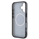 Apple iPhone 16 Uyumlu Kılıf Lacoste Orjinal Lisanslı Magsafe Şarj Özellikli IML Baskılı Gümüş Timsah Logolu Monogram Kapak - 6
