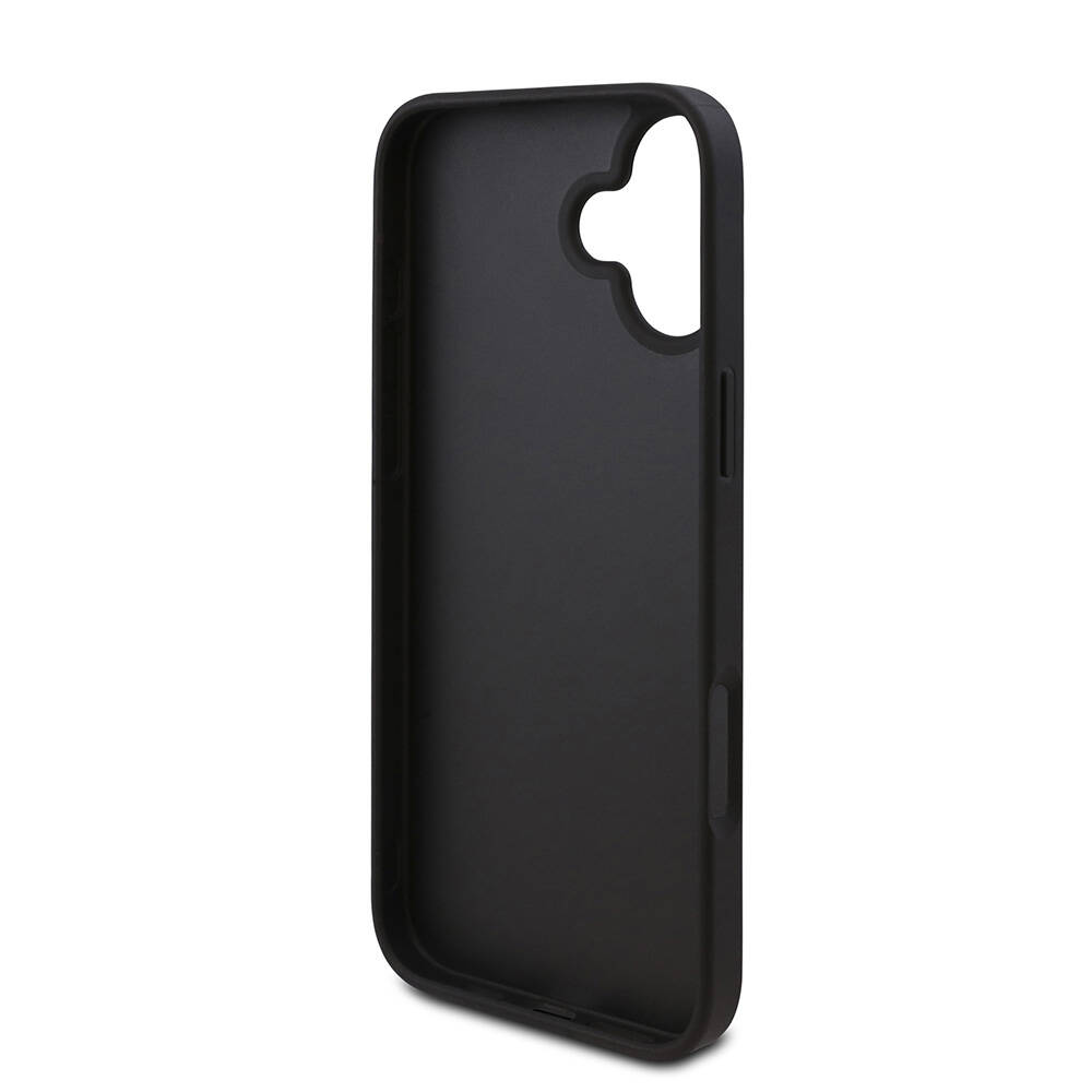 Apple iPhone 16 Plus Uyumlu Kılıf Guess Orjinal Lisanslı PU Deri 4G Desenli Üçgen Logolu Kapak - 6