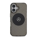 Apple iPhone 16 Uyumlu Kılıf Mercedes Benz Orjinal Lisanslı Magsafe Şarj Özellikli Yıldız Desenli Transparan Kapak - 2