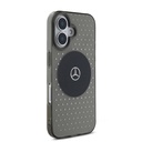 Apple iPhone 16 Plus Uyumlu Kılıf Mercedes Benz Orjinal Lisanslı Magsafe Şarj Özellikli Yıldız Desenli Transparan Kapak - 3