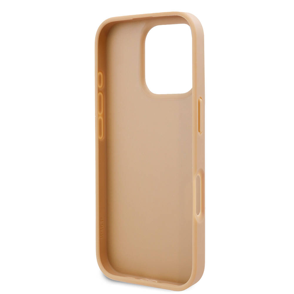 Apple iPhone 16 Pro Uyumlu Kılıf Karl Lagerfeld Orjinal Lisanslı KL Desenli Kartlıklı Monogram Kapak - 5