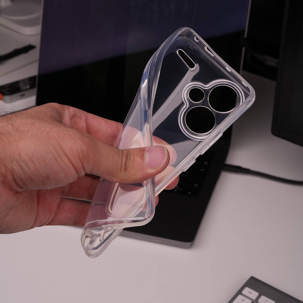 Xiaomi Redmi Note 13 Pro Plus 5G Uyumlu Kılıf Zore 2mm Anti Shock Silikon - 2