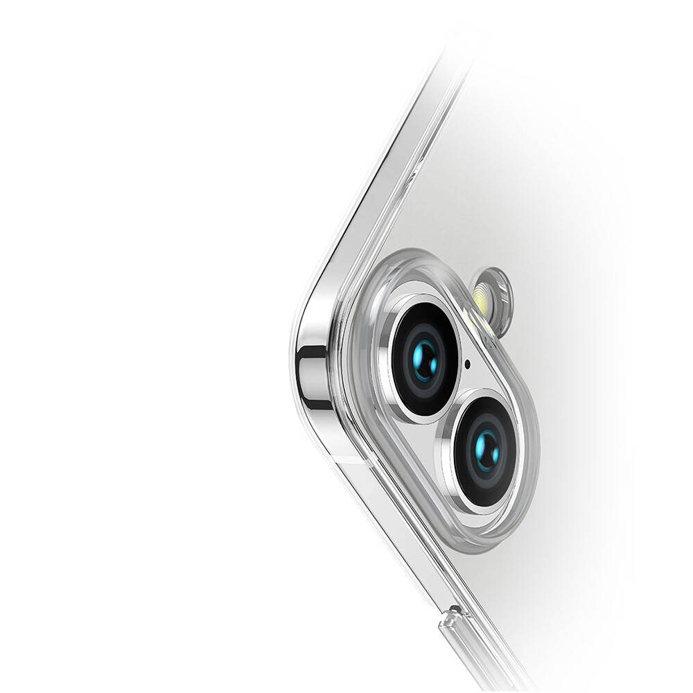 Apple iPhone 16 Uyumlu Kılıf Magsafe Şarj Özellikli Transparan Sert PC Wlons Pita Kapak - 3