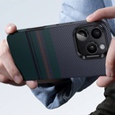 Apple iPhone 16 Pro Max Uyumlu Kılıf Magsafe Şarj Özellikli Karbon Fiber Tasarımlı Benks Aurora ArmorPro Kevlar Kapak - 6