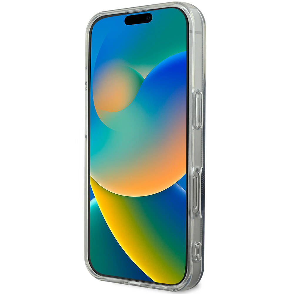 Apple iPhone 16 Pro Uyumlu Kılıf Guess Orjinal Lisanslı Magsafe Şarj Özellikli Yazı Logolu 4G Desenli Kapak - 19