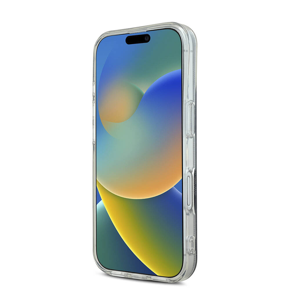 Apple iPhone 16 Uyumlu Kılıf Guess Orjinal Lisanslı Magsafe Şarj Özellikli Yazı Logolu 4G Desenli Kapak - 20