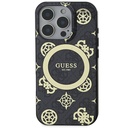 Apple iPhone 16 Pro Uyumlu Kılıf Guess Orjinal Lisanslı Magsafe Şarj Özellikli IML Peony ve 4G Desenli Klasik Logolu Kapak - 2