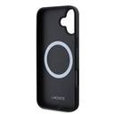 Apple iPhone 16 Plus Uyumlu Kılıf Lacoste Orjinal Lisanslı PU Pike Desenli Arka Yüzey İkonik Timsah Dokuma Logolu Kapak - 6