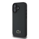 Apple iPhone 16 Plus Uyumlu Kılıf Lacoste Orjinal Lisanslı PU Pike Desenli Arka Yüzey İkonik Timsah Dokuma Logolu Kapak - 23