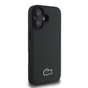Apple iPhone 16 Plus Uyumlu Kılıf Lacoste Orjinal Lisanslı PU Pike Desenli Arka Yüzey İkonik Timsah Dokuma Logolu Kapak - 25
