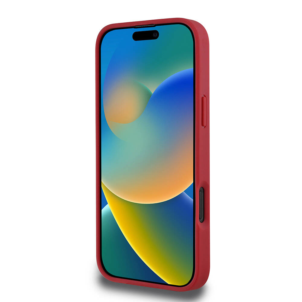 Apple iPhone 16 Pro Uyumlu Kılıf Lacoste Orjinal Lisanslı PU Pike Desenli Arka Yüzey İkonik Timsah Dokuma Logolu Kapak - 4