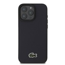 Apple iPhone 16 Pro Max Uyumlu Kılıf Lacoste Orjinal Lisanslı PU Pike Desenli Arka Yüzey İkonik Timsah Dokuma Logolu Kapak - 10