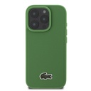 Apple iPhone 16 Pro Max Uyumlu Kılıf Lacoste Orjinal Lisanslı PU Pike Desenli Arka Yüzey İkonik Timsah Dokuma Logolu Kapak - 13