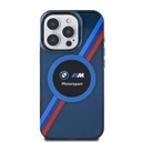 Apple iPhone 16 Pro Uyumlu Kılıf BMW Orjinal Lisanslı Magsafe Şarj Özellikli M Logolu Üç Renk Çizgili Motorsport Circle Kapak - 10