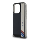 Apple iPhone 16 Pro Max Uyumlu Kılıf BMW Orjinal Lisanslı M Logolu Üç Renk Çizgili Motorsport Vertical Stripe Kapak - 5