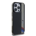 Apple iPhone 16 Pro Uyumlu Kılıf BMW Orjinal Lisanslı M Logolu Üç Renk Çizgili Motorsport Vertical Stripe Kapak - 3