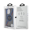 Apple iPhone 16 Pro Max Uyumlu Kılıf BMW Orjinal Lisanslı Magsafe Şarj Özellikli M Logolu Üç Renk Çizgili Motorsport Circle Kapak - 7