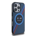 Apple iPhone 16 Pro Max Uyumlu Kılıf BMW Orjinal Lisanslı Magsafe Şarj Özellikli M Logolu Üç Renk Çizgili Motorsport Circle Kapak - 11