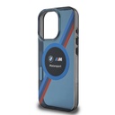 Apple iPhone 16 Pro Max Uyumlu Kılıf BMW Orjinal Lisanslı Magsafe Şarj Özellikli M Logolu Üç Renk Çizgili Motorsport Circle Kapak - 14