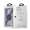 Apple iPhone 16 Pro Max Uyumlu Kılıf BMW Orjinal Lisanslı Magsafe Şarj Özellikli M Logolu Üç Renk Çizgili Motorsport Circle Kapak - 23